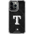 MLB Texas Rangers Jays Dark Wash iPhone 16 Pro Clear Case